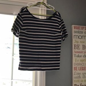 Navy stripped top! Never been worn